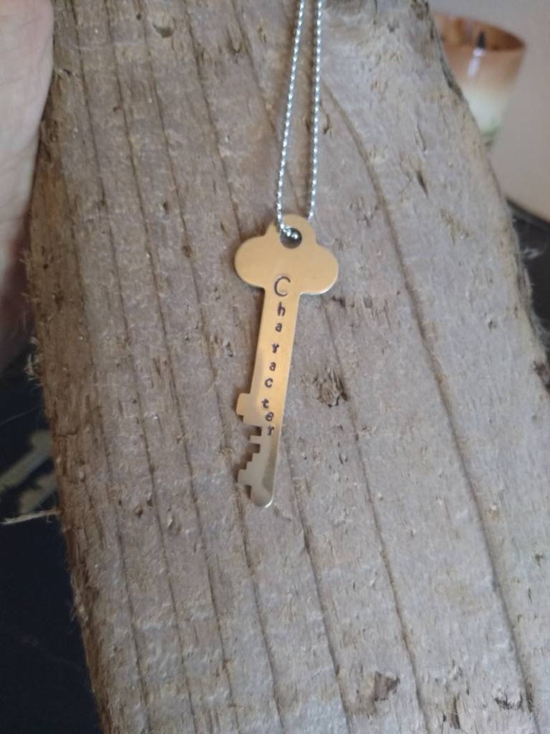 Key Necklace, Engraved Keys, Custom Keys, Personalized Key, Giving Key, Stamped Key, Old Keys, Skeleton Keys, Vintage Keys, Bulk Order Keys image 5