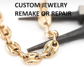 CUSTOM Made To Order Jewelry Repair, Repair Service, Restring, Resize, Remake, Repair, Jewelry Cleaning, Lengthen, Shorten,Alterations