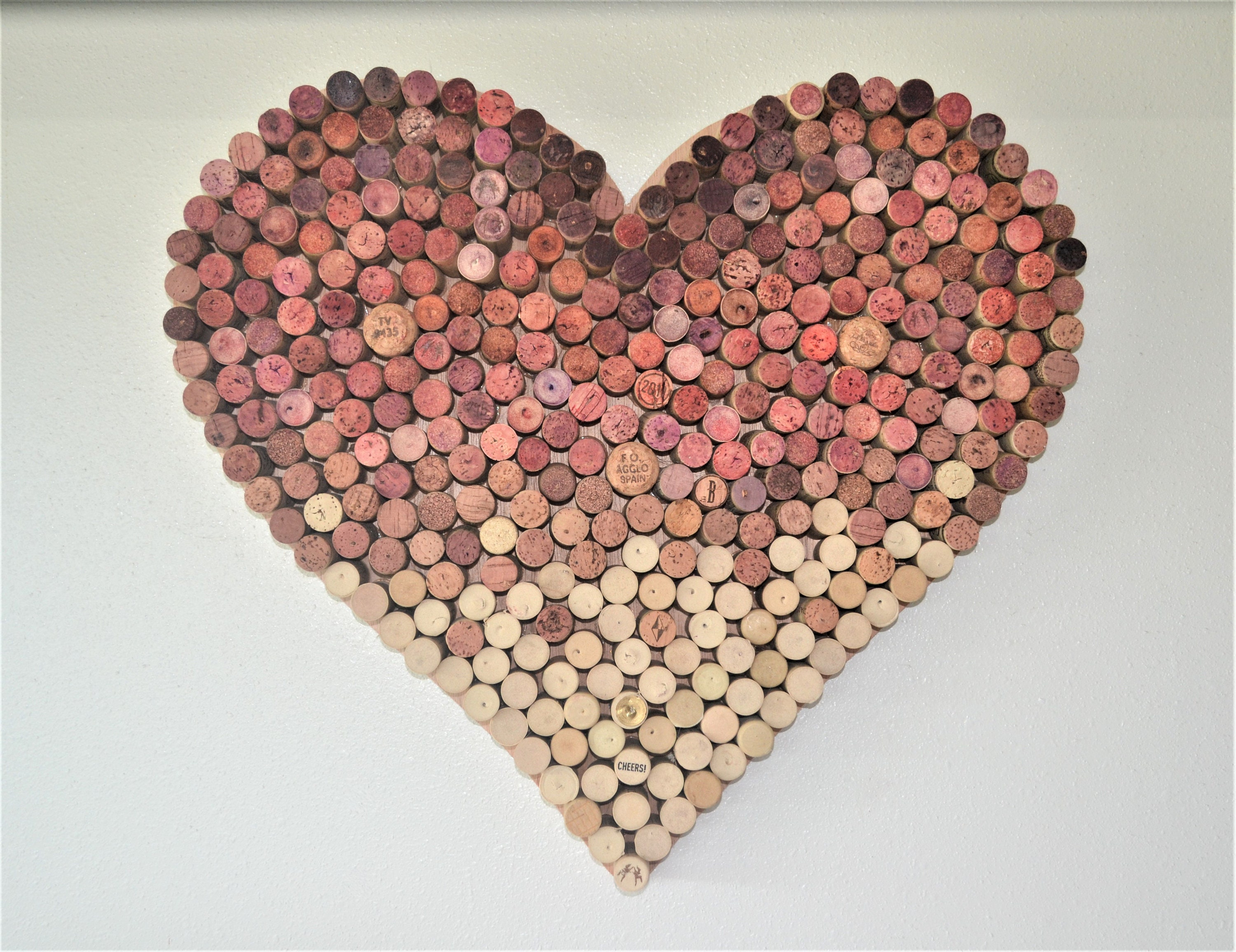 84 Pieces NATURAL Red/White Used Wine Corks for Crafts Art Material