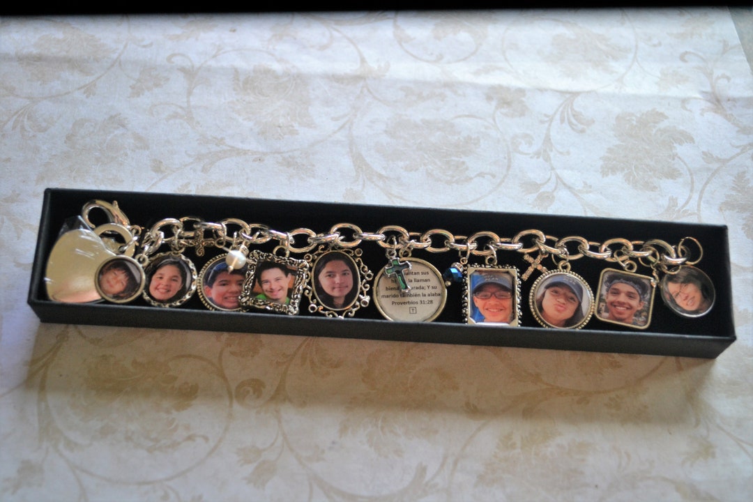 Esty Sale, Grandma Gift, Charm Bracelet, Grandma Necklace