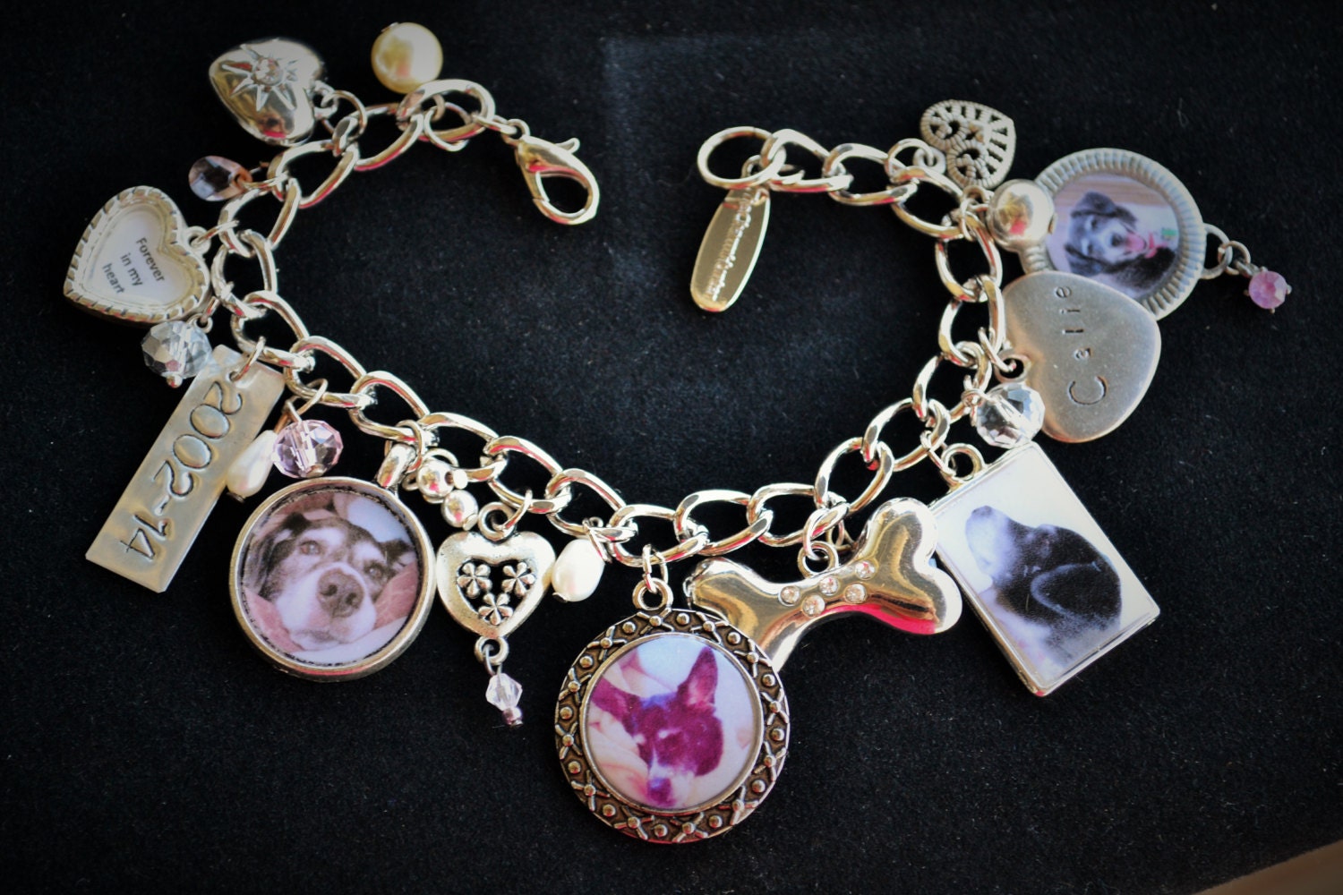 Personalized Charm Bracelet Photo Jewelry Unique Gift - Etsy