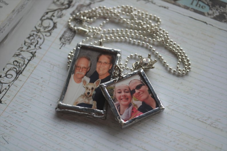 Silver Solder Soldered Pendant Soldered Jewelry Stained Etsy