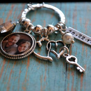 Photo Charms, Photo Gifts, Engagement Gift, Wedding Gift, Anniversary Gift, Girlfriend, Relationship, Family, Children, I Love You Gift image 4