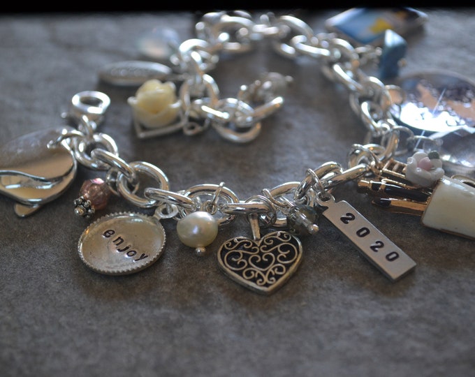 RETIREMENT GIFT- Retirement Bracelet-Retirement Jewelry-Find the Joy in the Journey Congratulations Gift-Retirement Gifts for Women-End Year