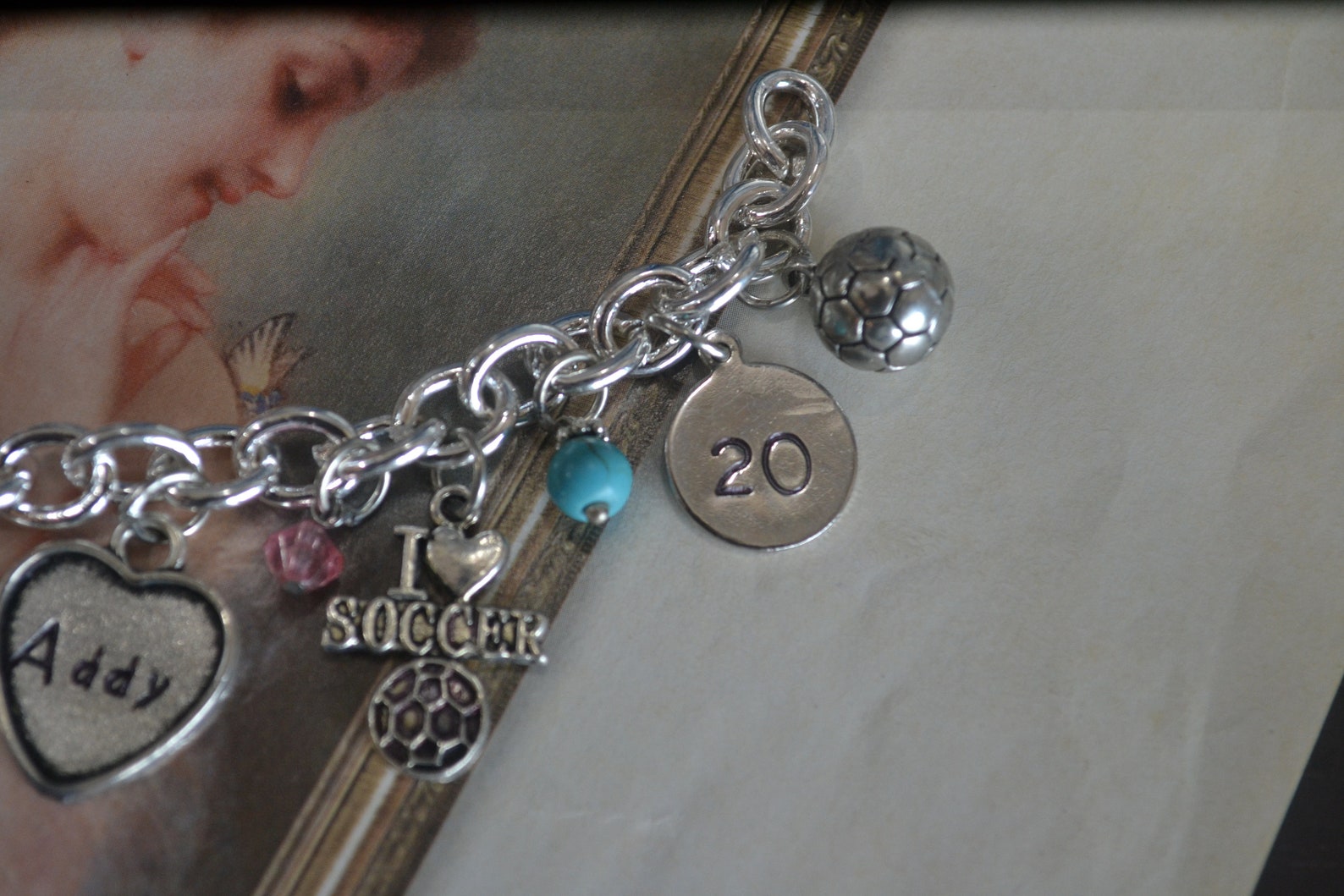 CHILD'S BRACELET Child's Charm Bracelet Custom Name Etsy