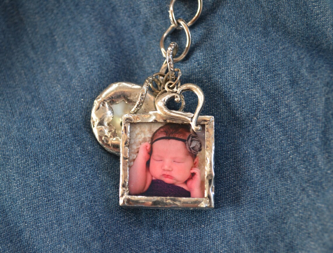 Custom Silver Solder New Baby Charm Bracelet Personalized Etsy