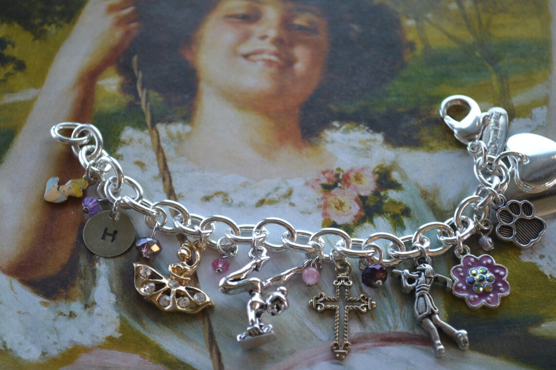 Child's Charm Bracelet First Bracelet Birthday Bracelet Etsy