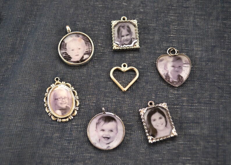 CUSTOM Photo Charms Made to Order Personalized Charms Photo Etsy