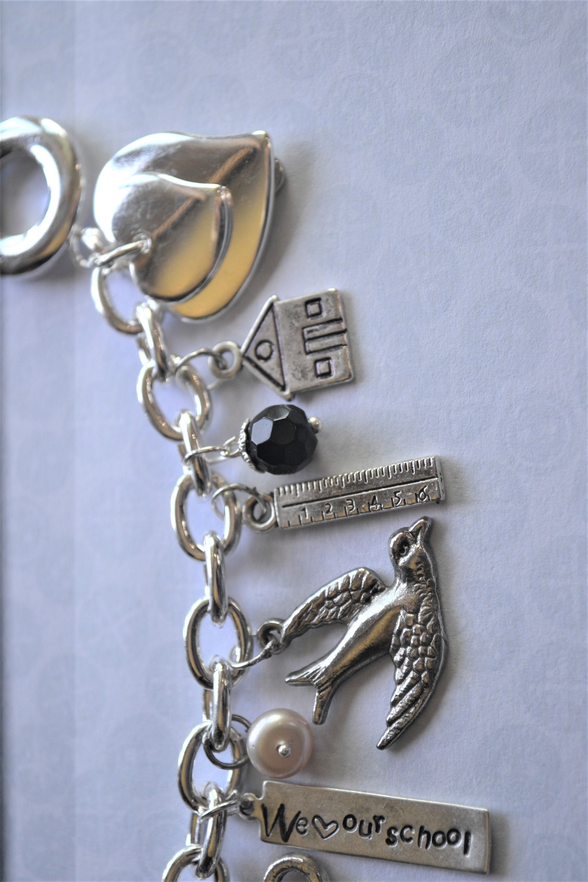6 Stück Lehrer-Geschenkset – Dankeskarte Mit Armband, Stern-Charm, Verstellbar 16,5–17 Cm