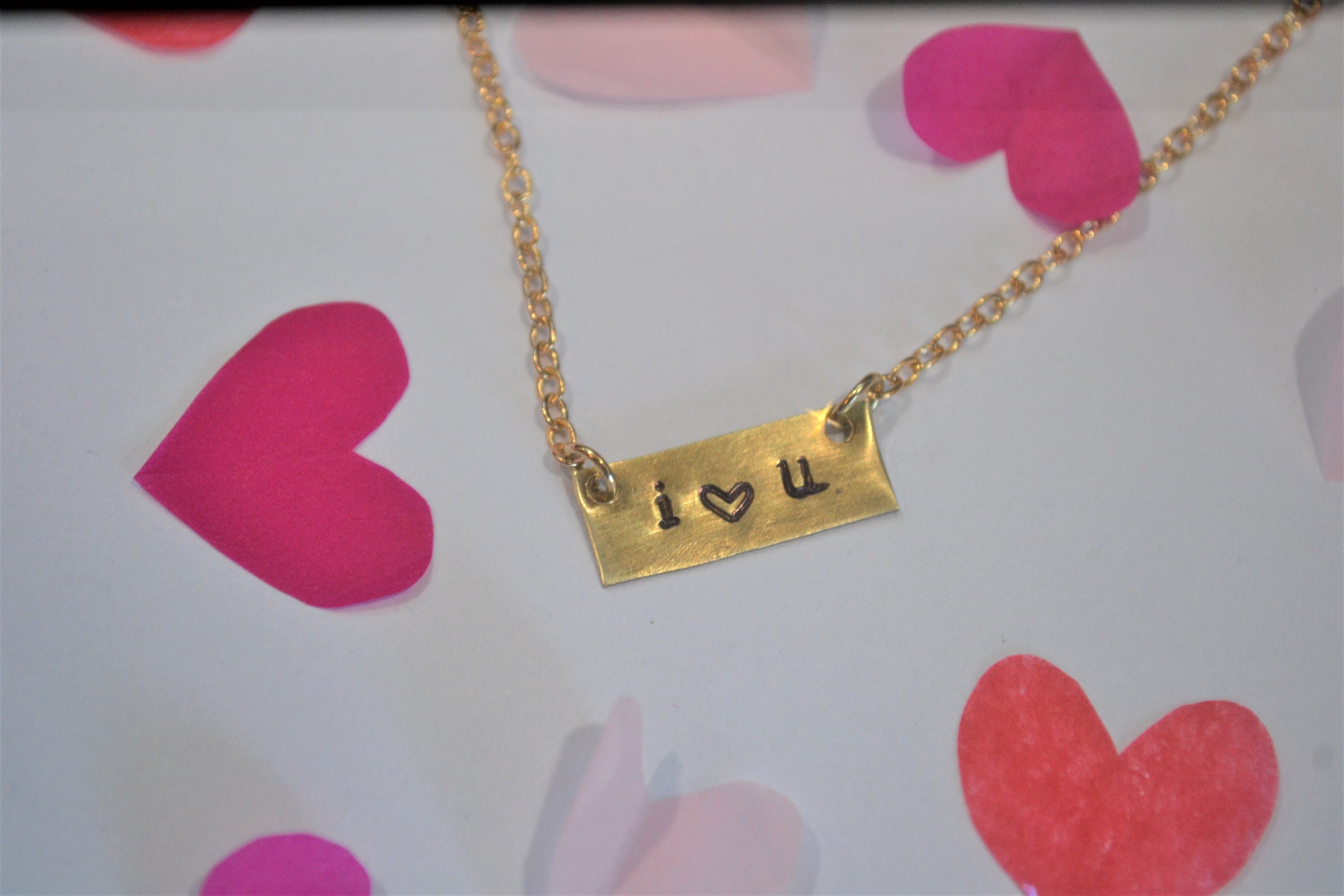 Personalized Valentines Day Necklace Gift For Her Etsy