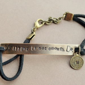 Personalized Hand Stamped Message Bracelets, Hand Stamped Pendants or Bracelets, Message Tags, Metal Stamped Words and Phrases