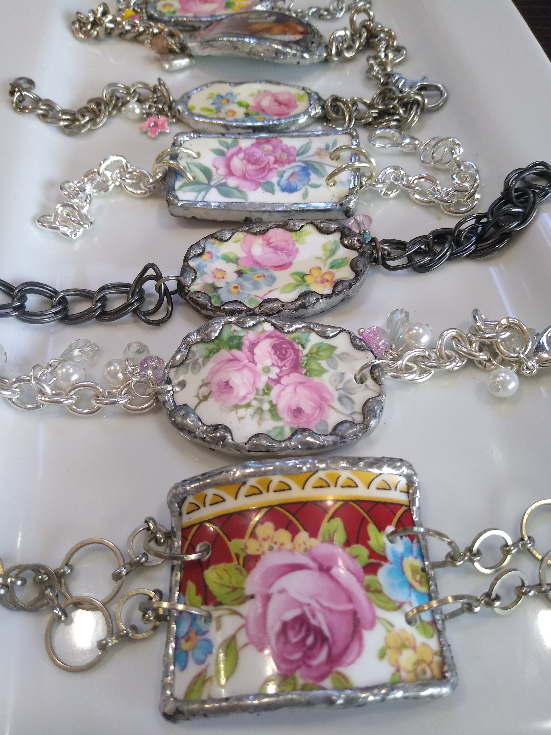 Bracelet Résine Rétro Style Chinois Han - Bijou élégant Pour Femmes, Toutes Occasions - 7
