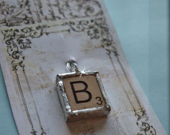 Scrabble Tiles, Scrabble Letters, Scrabble, Scrabble Tile Jewelry, Tiles, Soldered Charms, Initial Charms, Typewriter Keys, Wooden Charms