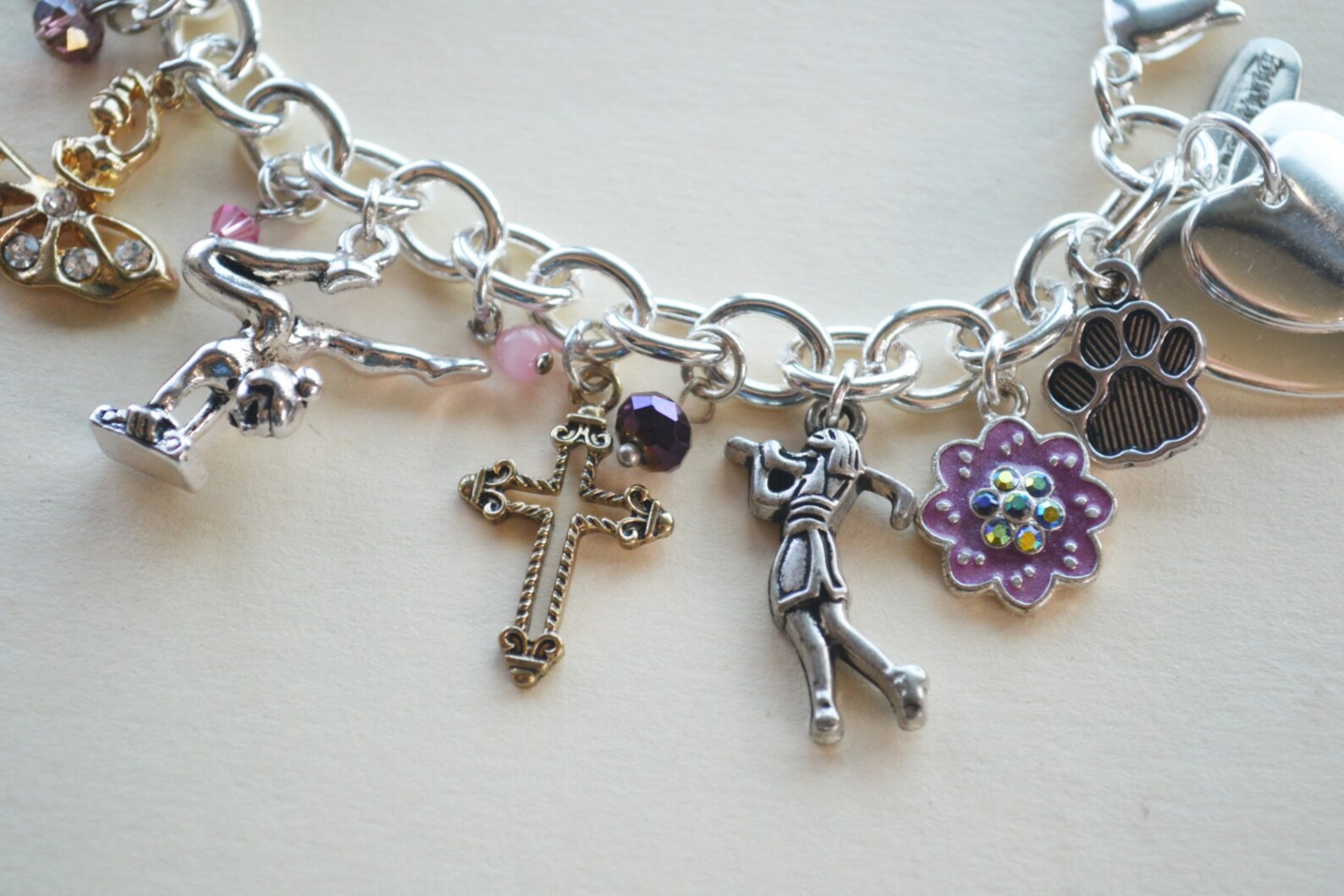 Child's Charm Bracelet First Bracelet Birthday Bracelet Etsy