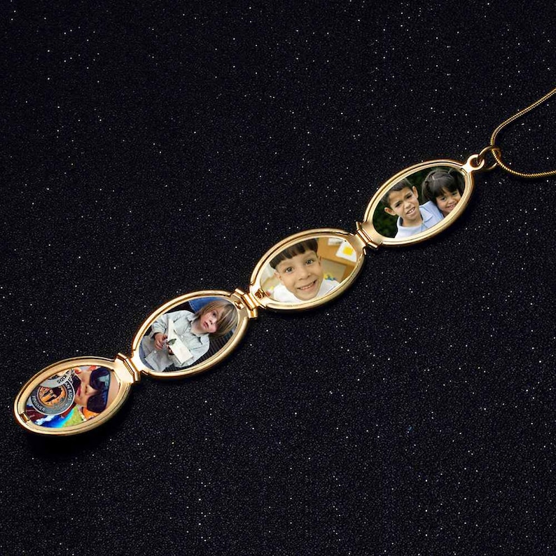 Coupon Code 4 Photo Locket Gold Necklace Locket Necklace Locket Etsy Sale Gold Locket Locket Message Locket Necklace Personalized
