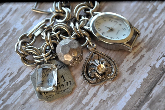 Chunky bracelet best sale watch