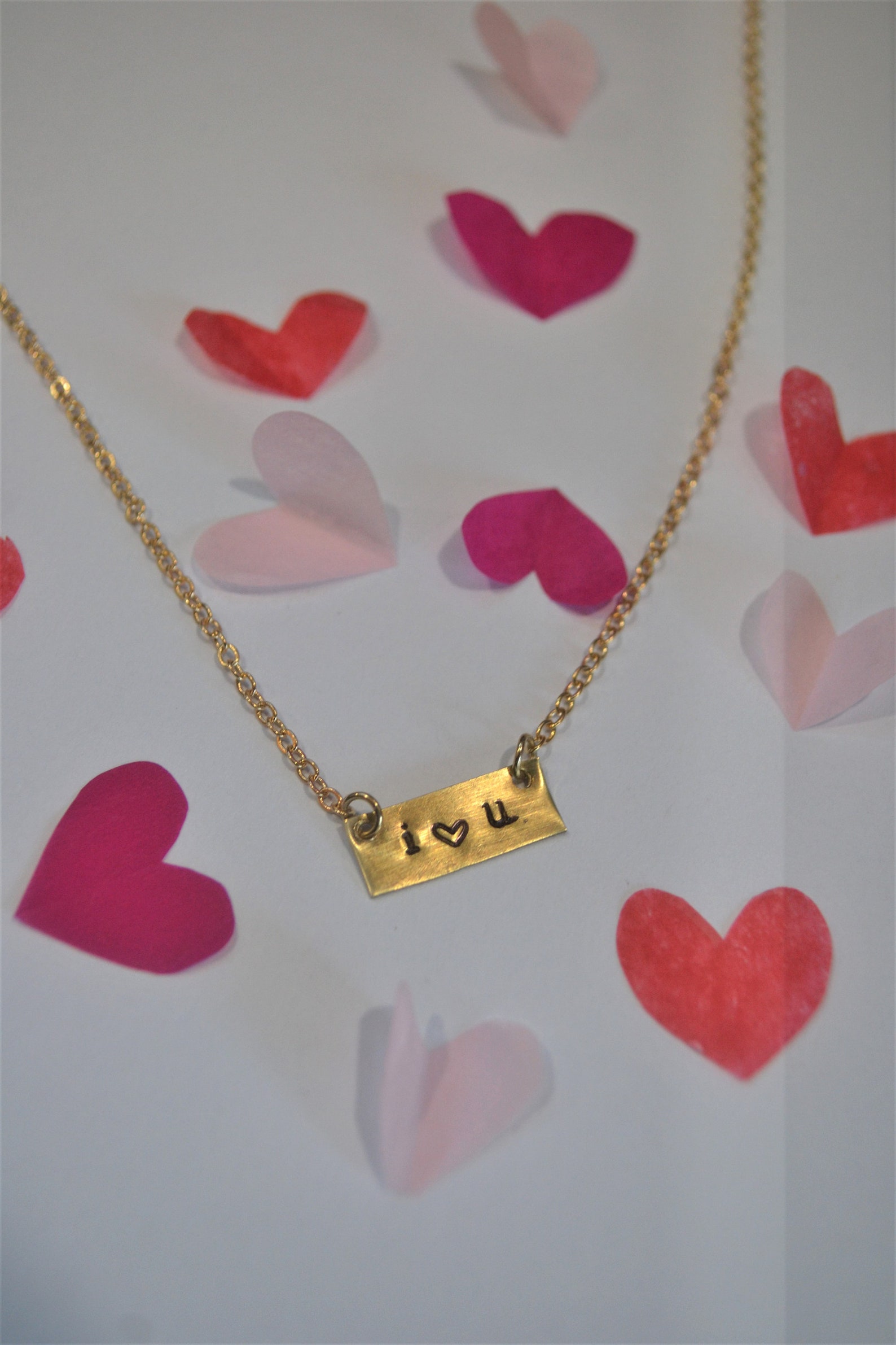 Personalized Valentines Day Necklace Gift for Her Etsy