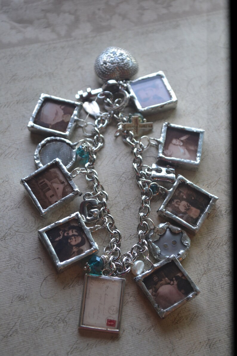 Soldered Charms Soldered Jewelry Soldered Charm Bracelet Etsy