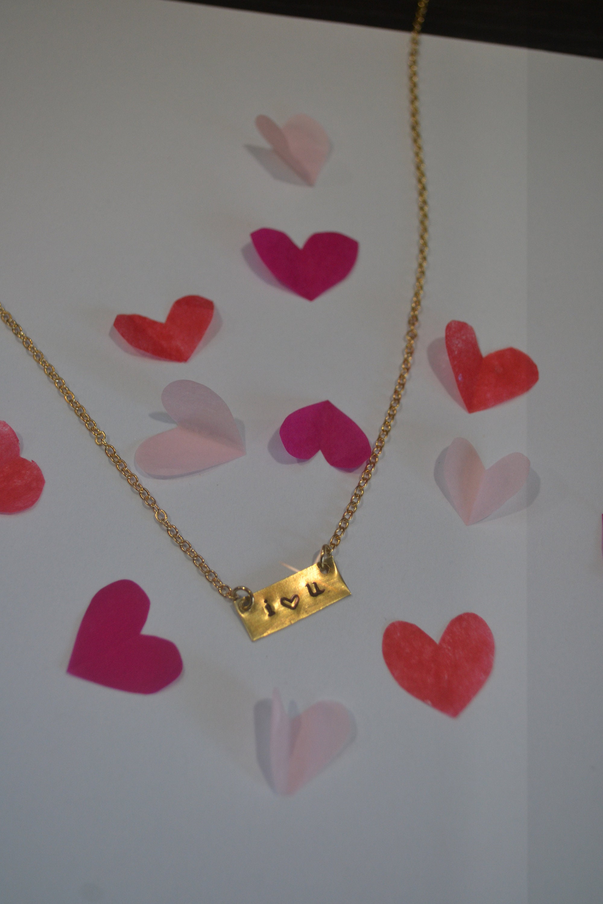 Personalized Valentines Day Necklace Gift For Her Etsy