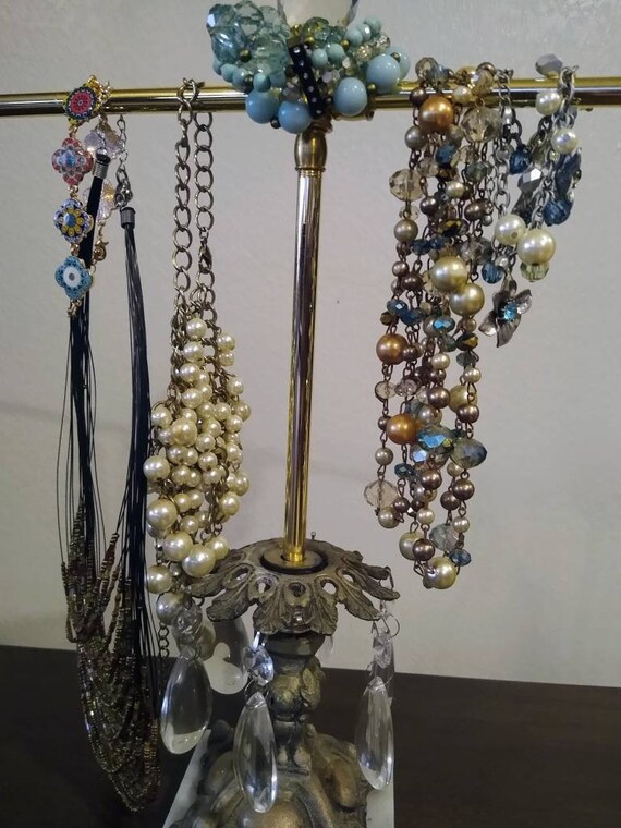 Crystal jewellery stand deals