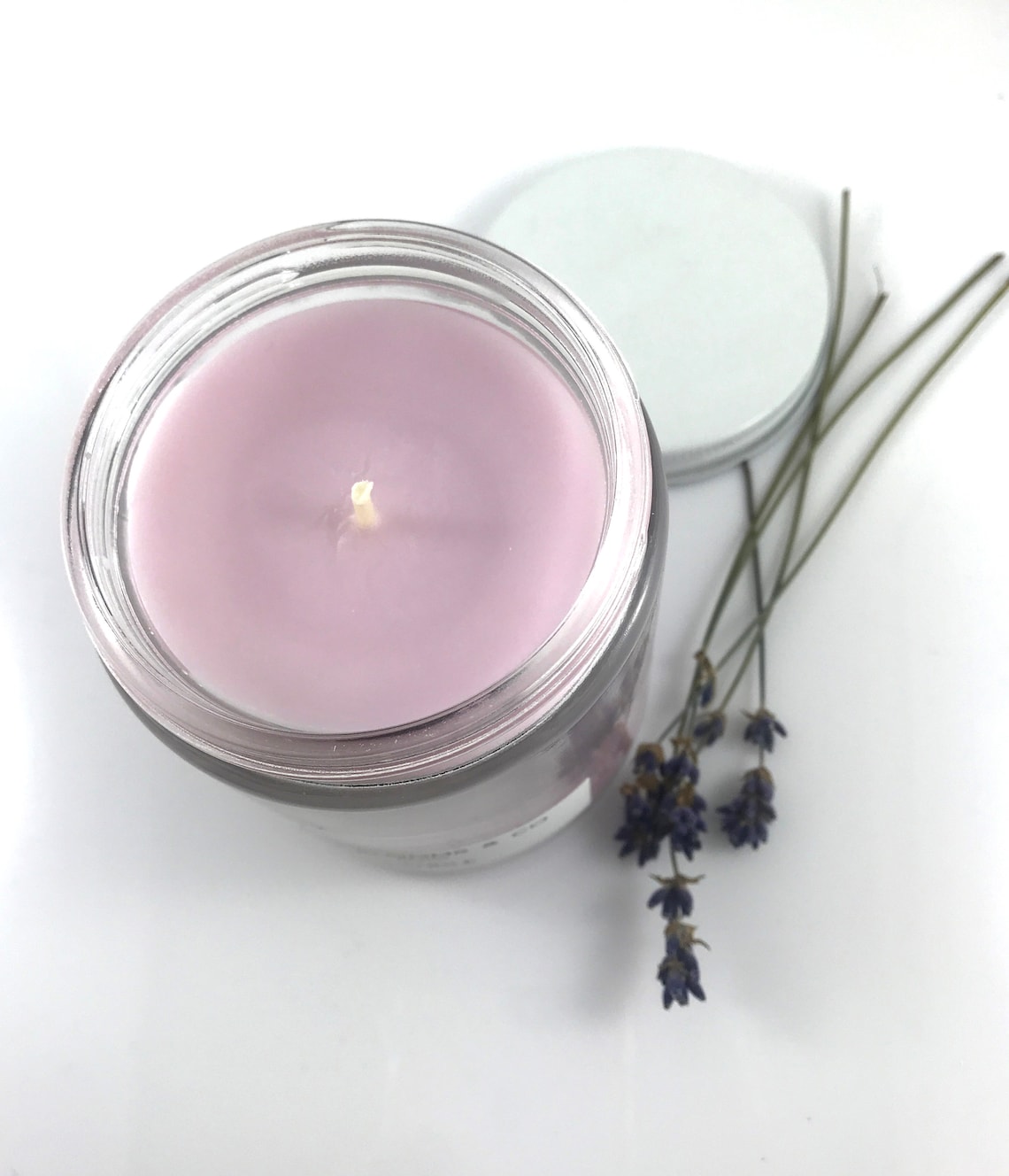 Geranium Soy Wax Candle, Natural Candle, Beeswax Blend Candle, Victoria