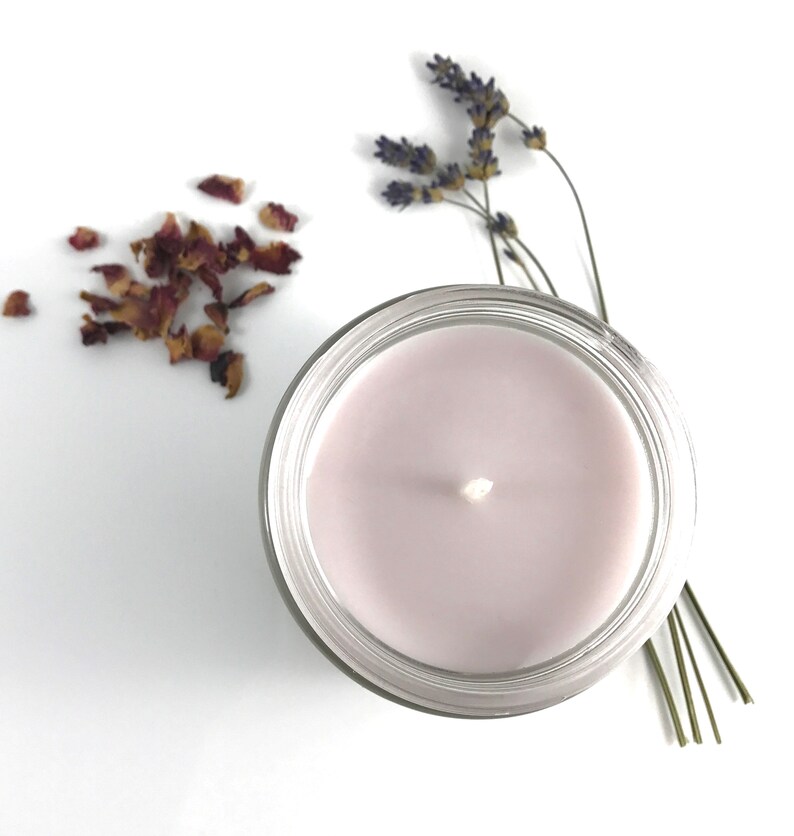 Geranium Soy Wax Candle, Natural Candle, Beeswax Blend Candle, Victoria
