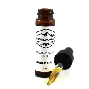 Organic Single Malt Beard Elixir Beard Oil Victoria BC Vancouver Island Canada image 3