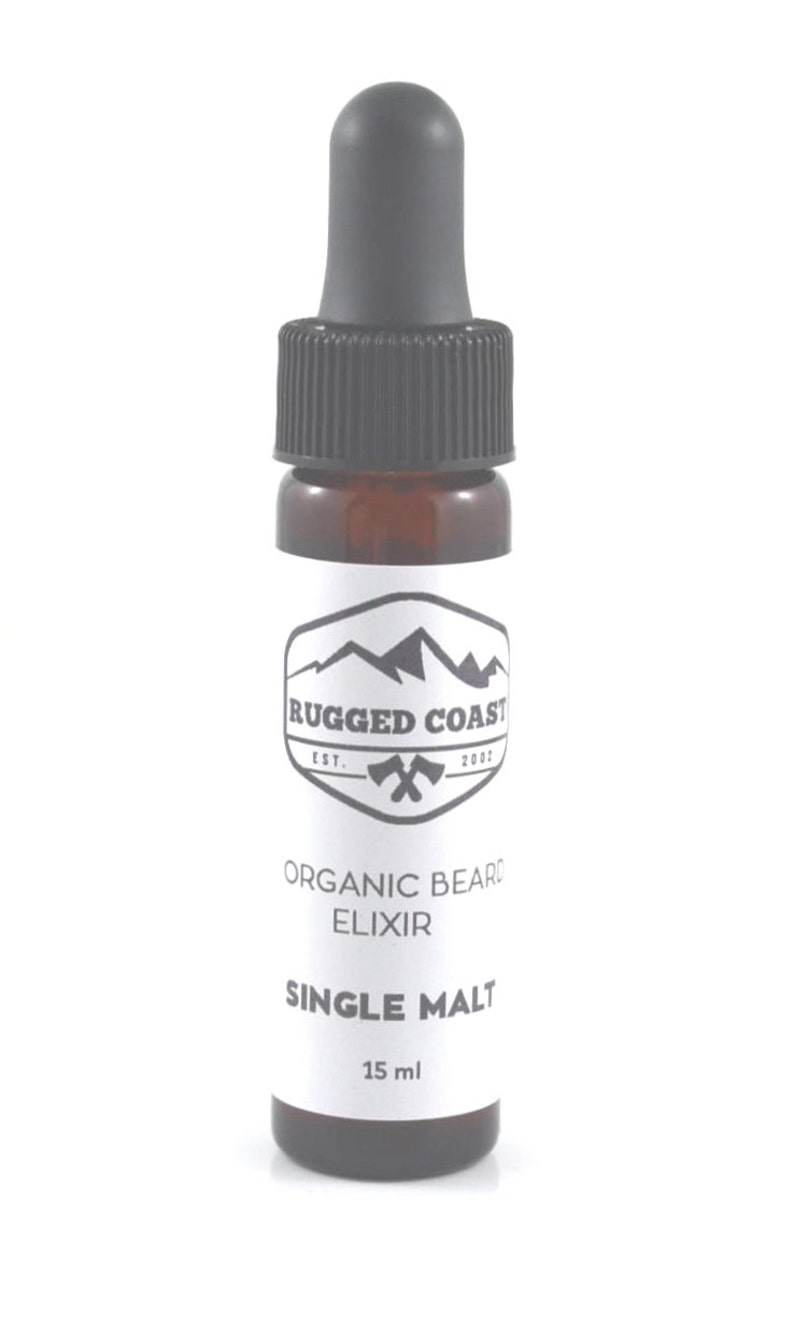 Organic Single Malt Beard Elixir Beard Oil Victoria BC Vancouver Island Canada image 4