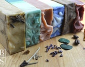 Sold Out - Six Soaps YOU CHOOSE - Cold Process Soaps - Natural Soaps - Handcrafted in Victoria, BC Canada