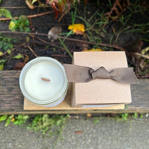 MauroandCo Citrus Wood wick Candle 8 oz, Natural soy wax candle, Scented Candle, Natural Candle Victoria, BC Vancouver Island Canada image 7