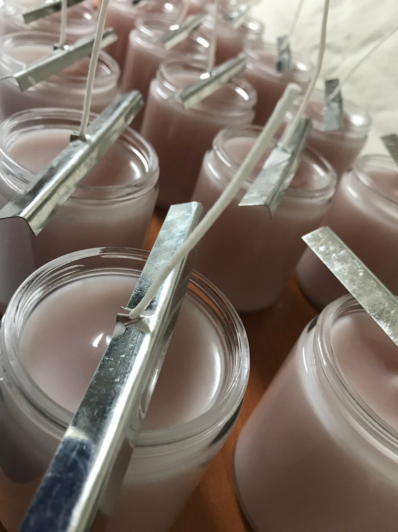 Geranium Soy Wax Candle, Natural Candle, Beeswax Blend Candle, Victoria