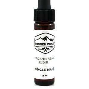 Organic Single Malt Beard Elixir Beard Oil Victoria BC Vancouver Island Canada image 2