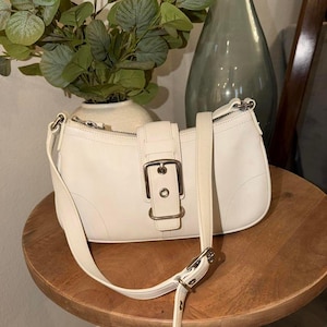 Coach Y2k Crossbody White - Etsy
