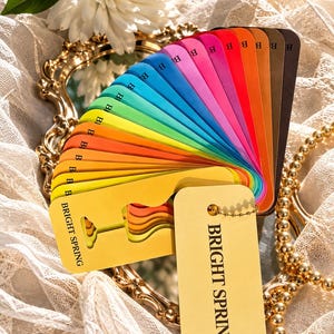 Spring R Color Pages Bright Spring Personal Color Palette | Seasonal Color Analysis Swatches ...