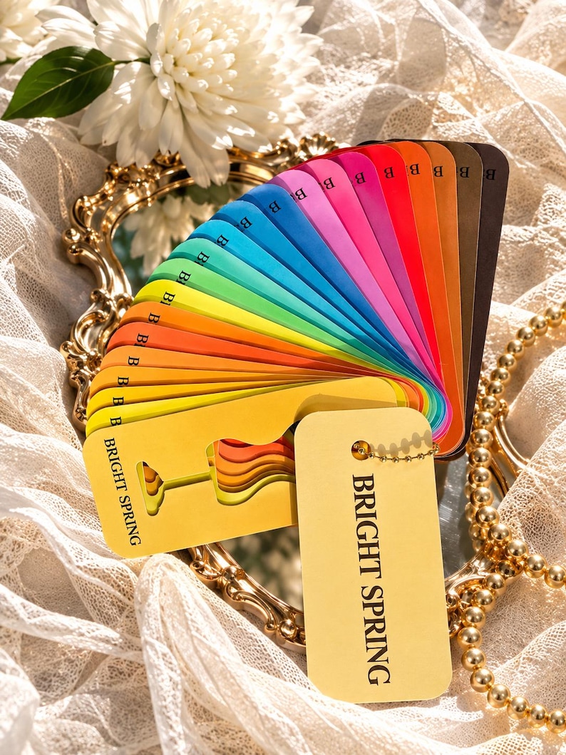 Spring R Color Pages Bright Spring Personal Color Palette | Seasonal Color Analysis Swatches ...
