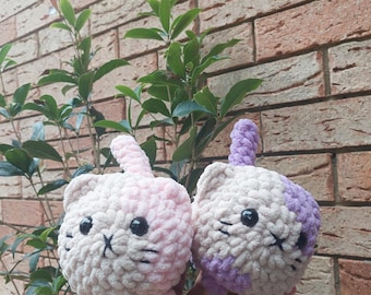 Crochet Loaf Cat Plushie: Handmade Amigurumi