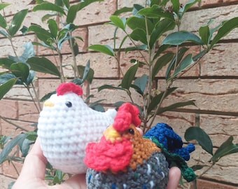Crochet Chicken Rooster: Handmade Amigurumi