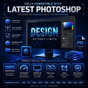 400 Photoshop Styles Bundle | Gold, Chrome, Neon, 3D, Vintage Text Effects (Digital Download) image 5