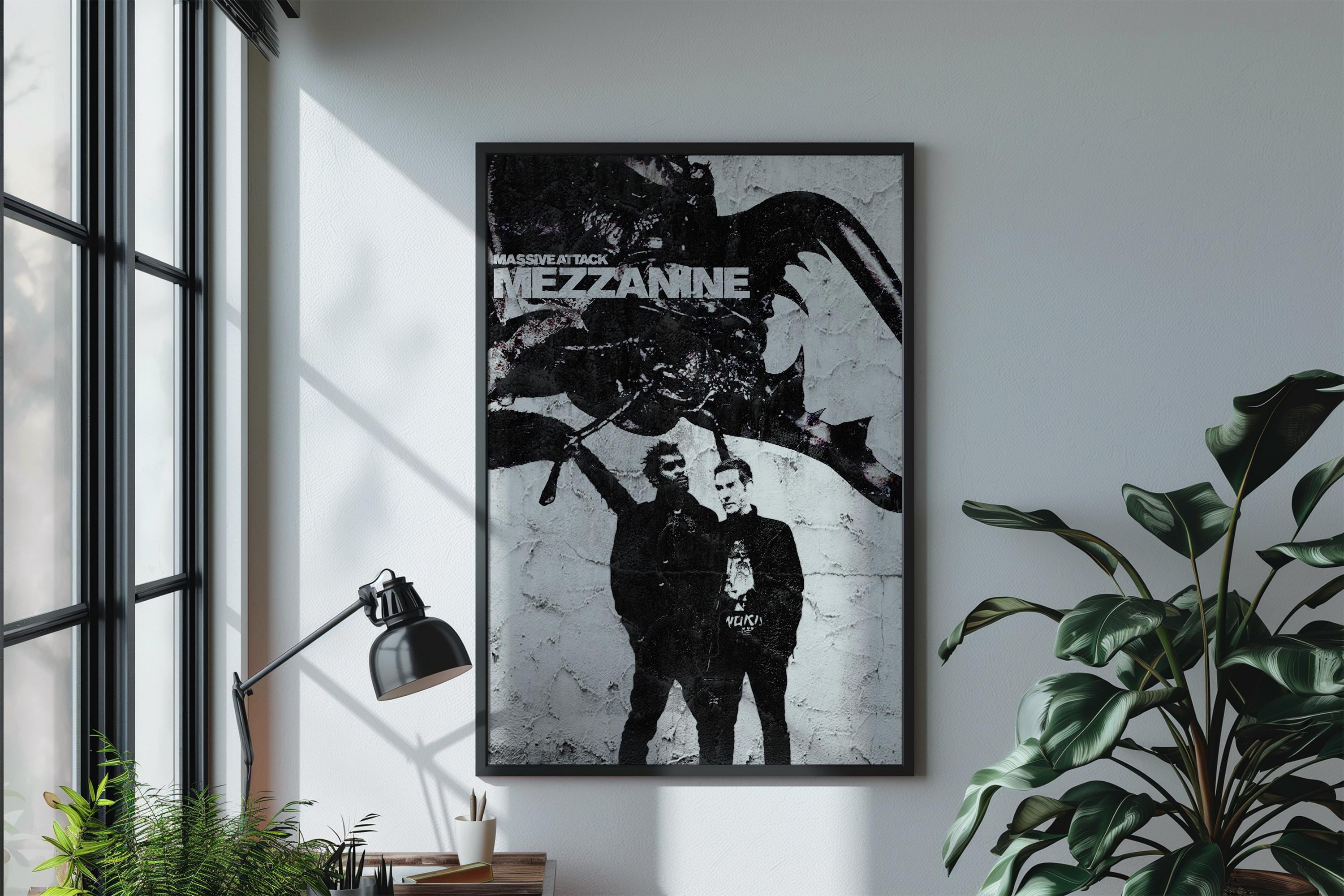 Massive attack mezzanine poster - Etsy 日本