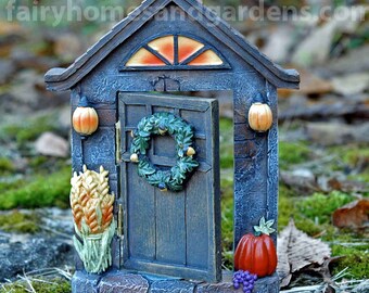 Miniature FAIRY GARDEN ~ HALLOWEEN Fall THANKSGIVING Fairy Girl Figurine w Acorn
