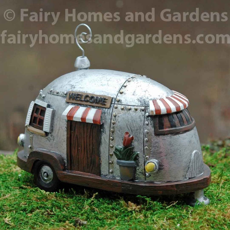 Miniature Camper Fairy Travel Trailer Airstream Camper Etsy