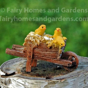 Woodland Knoll Hatching Chicks Figurine - Miniature Chicks - Fairy Garden Supply - Fairy Garden Miniatures