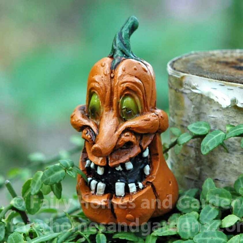 Miniature Goofy Jack o' Lantern  Miniature Pumpkin  image 0