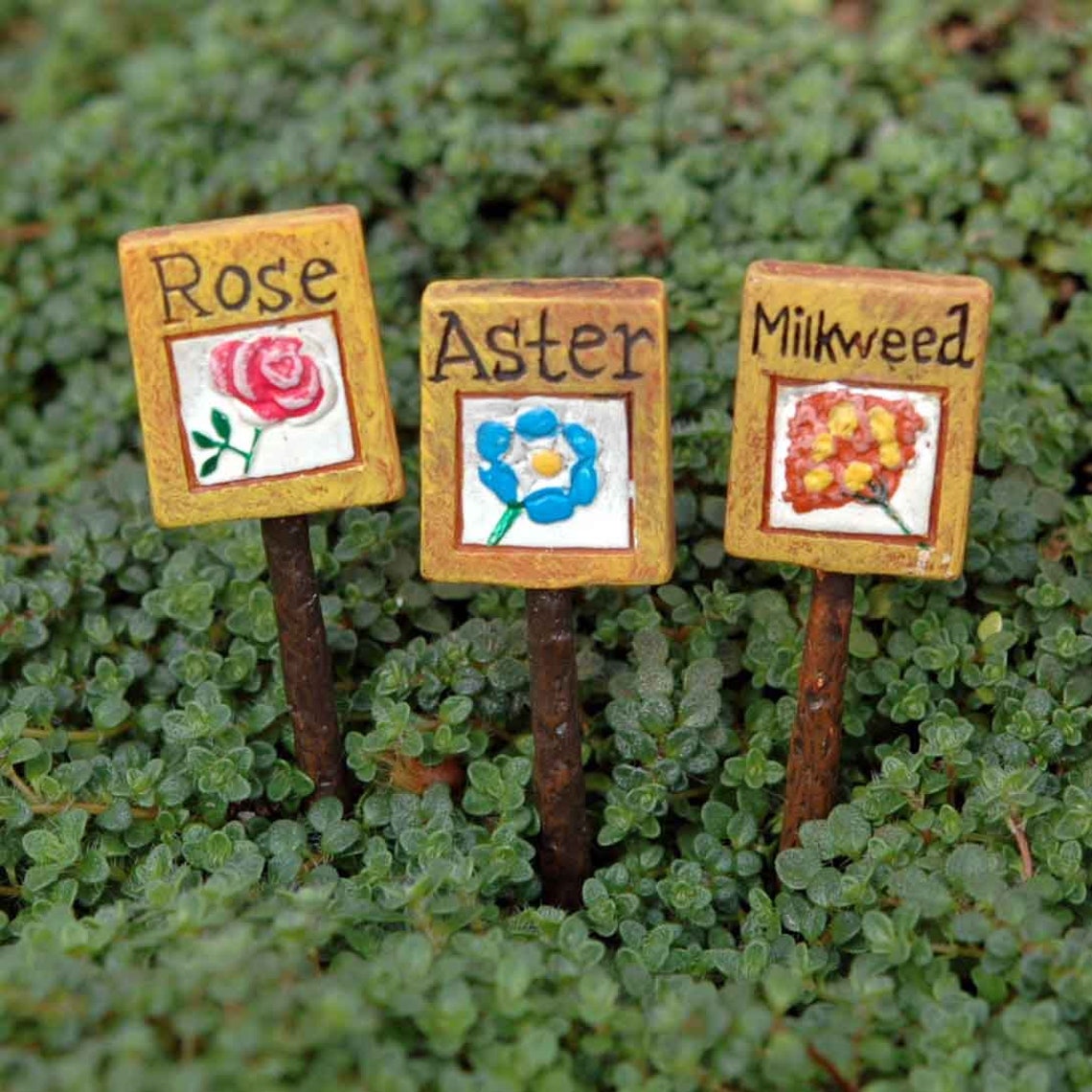 Miniature Merriment Flower Markers Fairy Garden Mary - Etsy