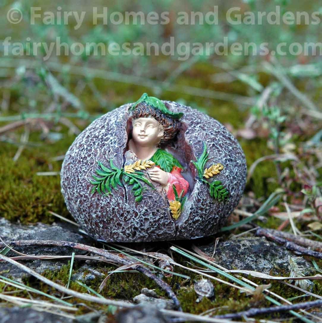 Fairy Boy Hideout Woodland Knoll Fairy Fairy Figurine Fairy Garden Supply  Miniature 