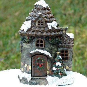 LED Holiday Pine Fairy House