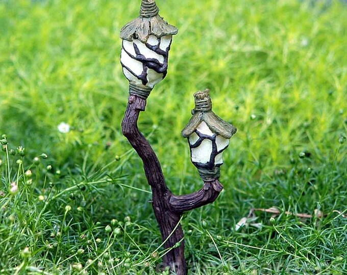 Glow-in-the-dark Swamp Lantern Miniature Fairy Garden Supply - Etsy