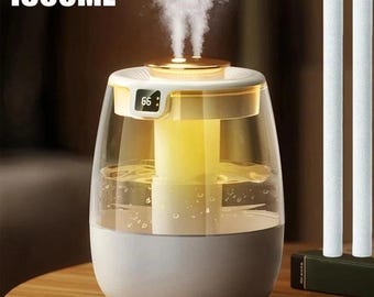 1.5L Mist Humidifier | Quiet Ultrasonic Bedroom, Nursery, Office | Auto Shut-Off