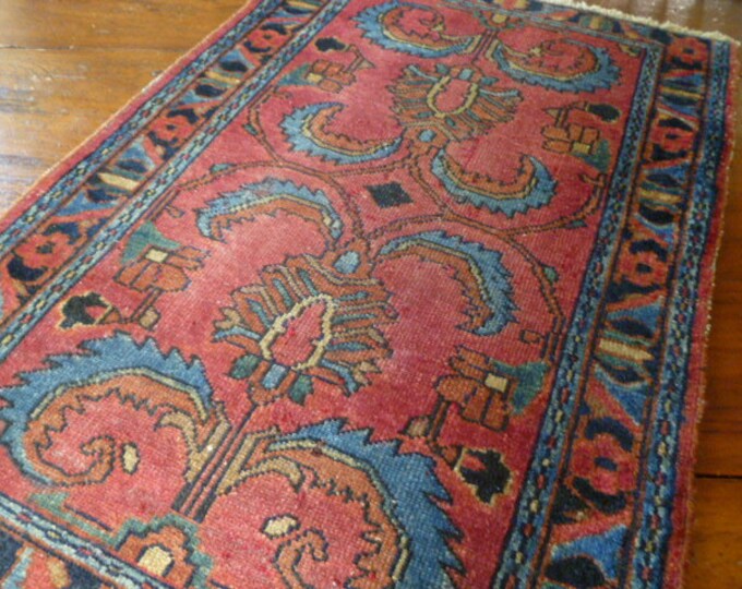 Semiantique Oriental Rug/mat Quality Small Oriental Rug Etsy