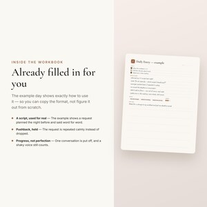 Assertiveness Workbook – Assertive Communication Skills, Speak Up Scripts & Confidence Worksheets (Printable PDF) 画像 4